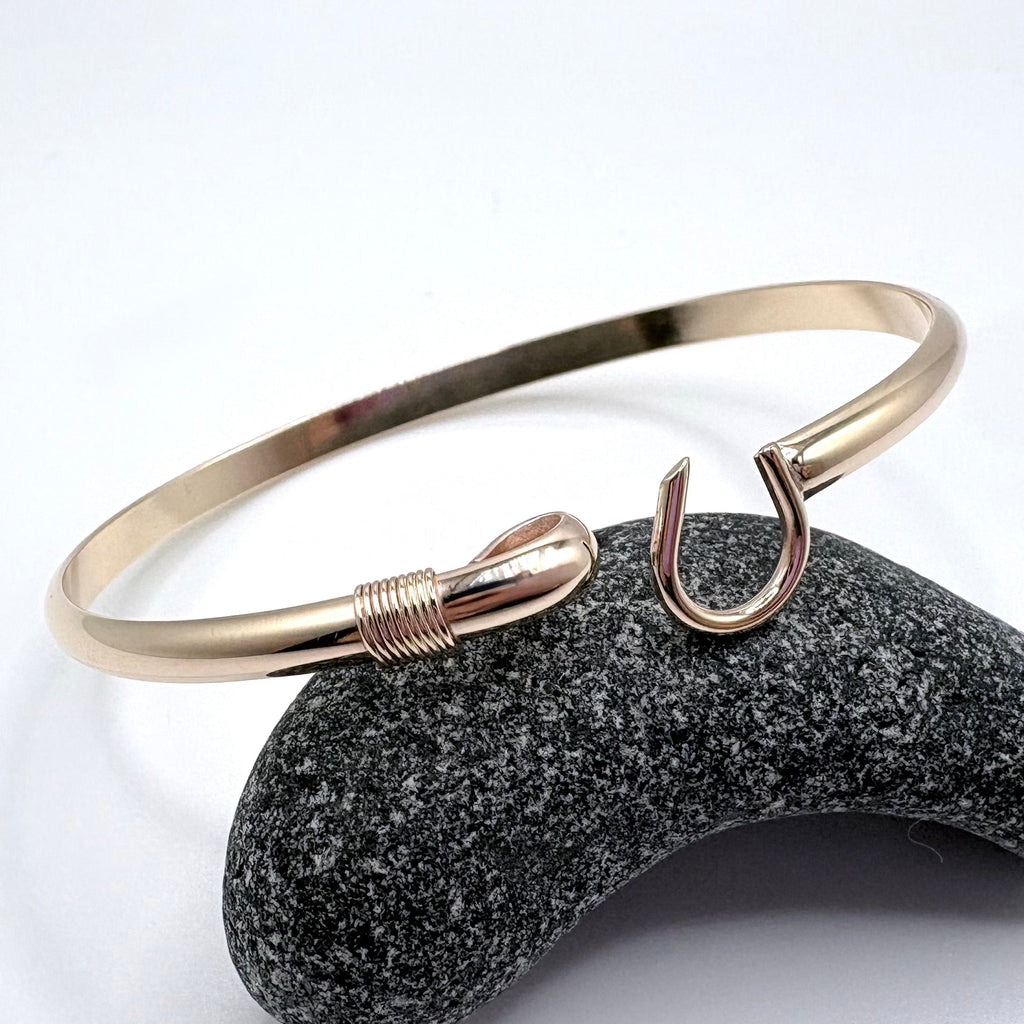 Vieques Caribbean Hook Bracelet 14k gold-filled 4.12mm