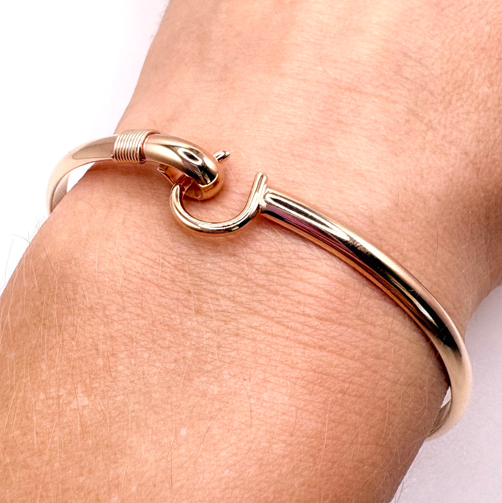 Vieques Caribbean Hook Bracelet 14k gold-filled 4.12mm