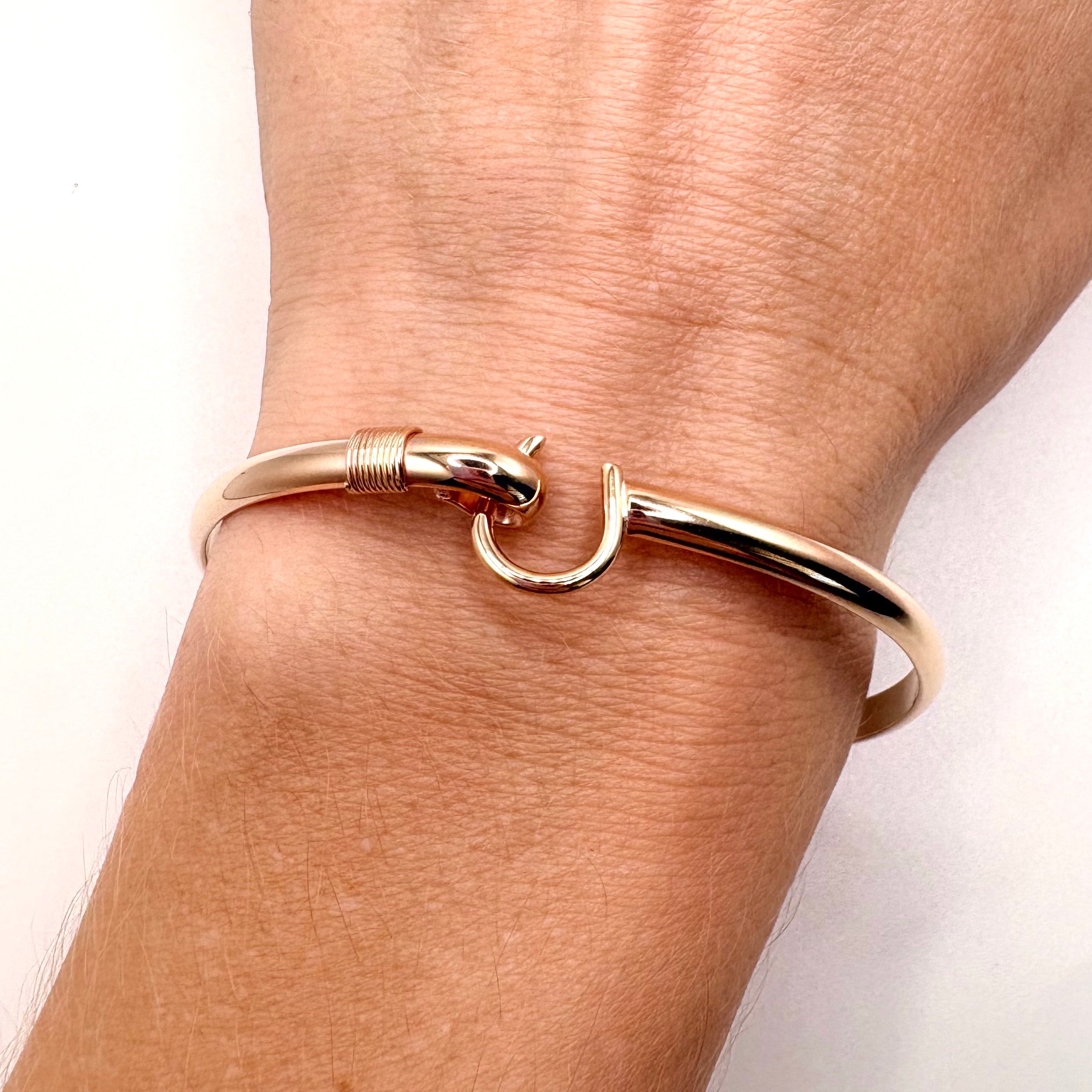 Vieques Caribbean Hook Bracelet 14k gold-filled 4.12mm