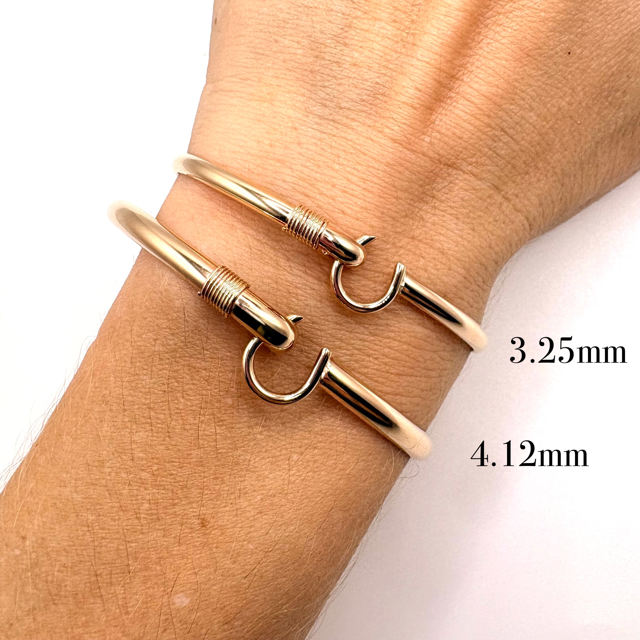 Vieques Caribbean Hook Bracelet 14k gold-filled 4.12mm
