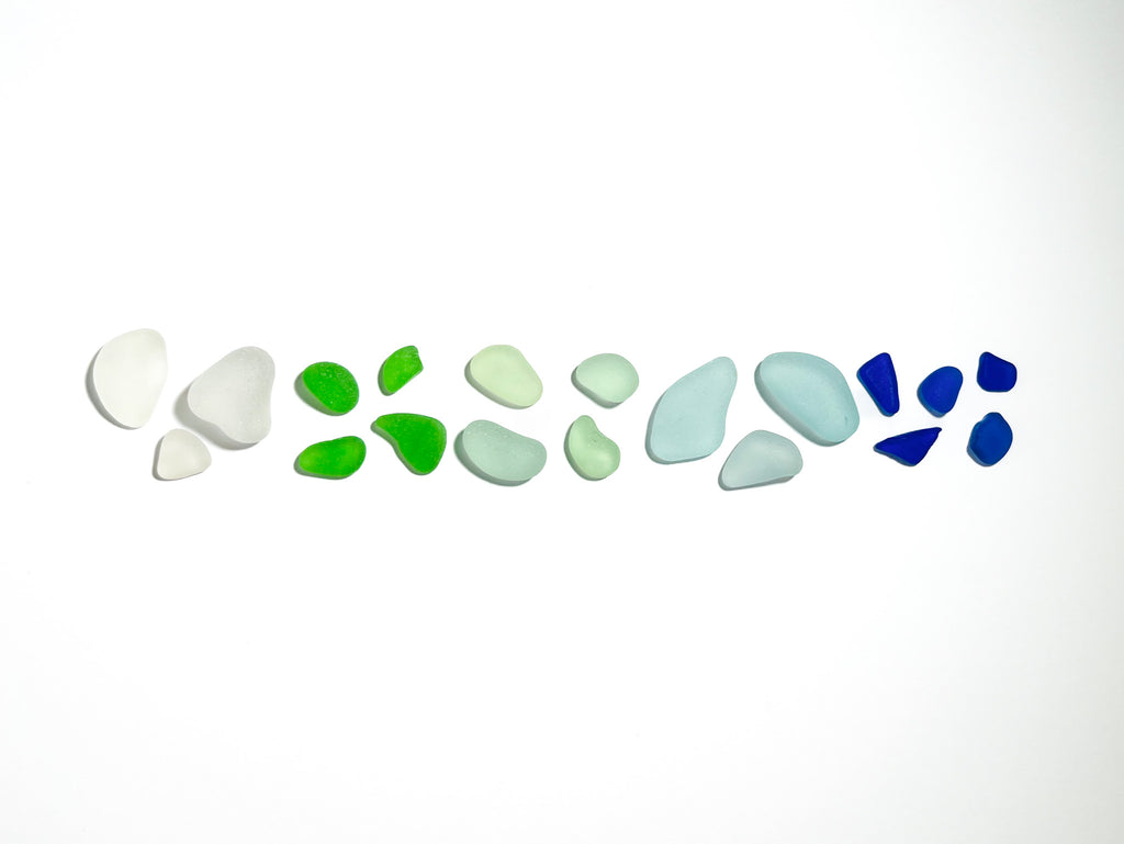 Seaglass Charm on Sterling Silver Necklace 18" - Unique Beach-Inspired Jewelry
